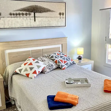 Apartbeach Anagabu Frente Playa Y Gran Terraza Σαλού